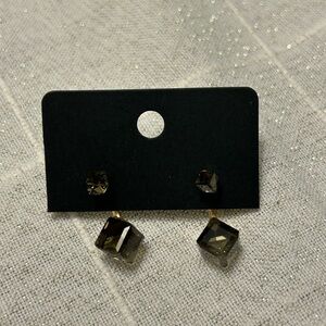 Elegant Black and Gold Earrings